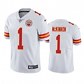 Nike Men & Women & Youth Kansas City Chiefs #1 Jerick McKinnon White Vapor Untouchable Limited Stitched Football Jersey,baseball caps,new era cap wholesale,wholesale hats